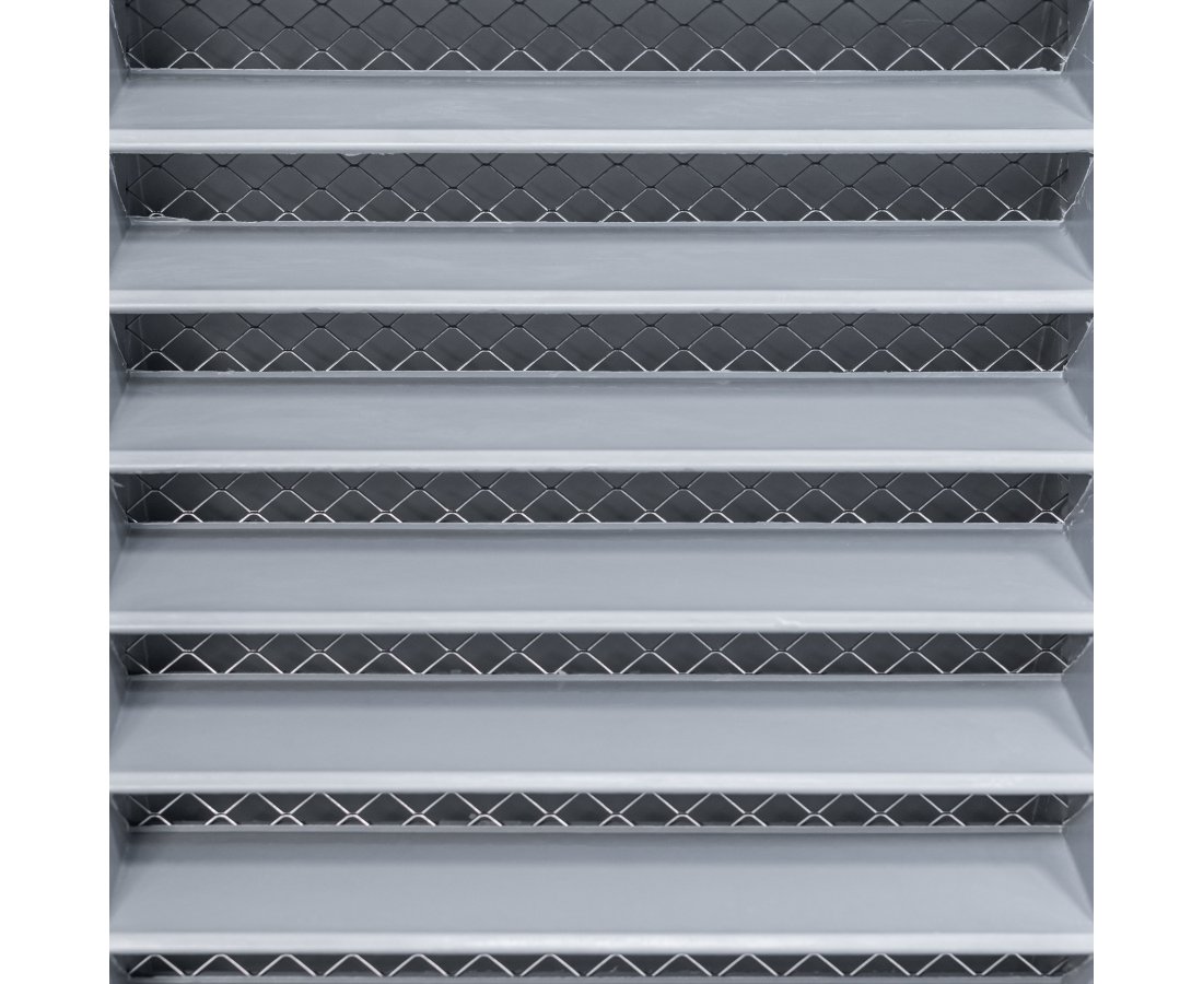 Griglia in vetroresina SMC 120x50 cm per cabine elettriche – foto 2