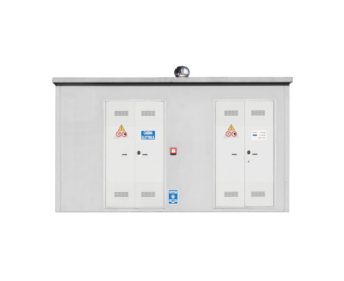 Cabina elettrica prefabbricata MT/BT per potenze fino a 800 kVA
