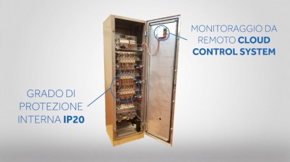Comar Condensatori Quadro di rifasamento B50 con monitoraggio da remoto e grado di protezione interna IP20