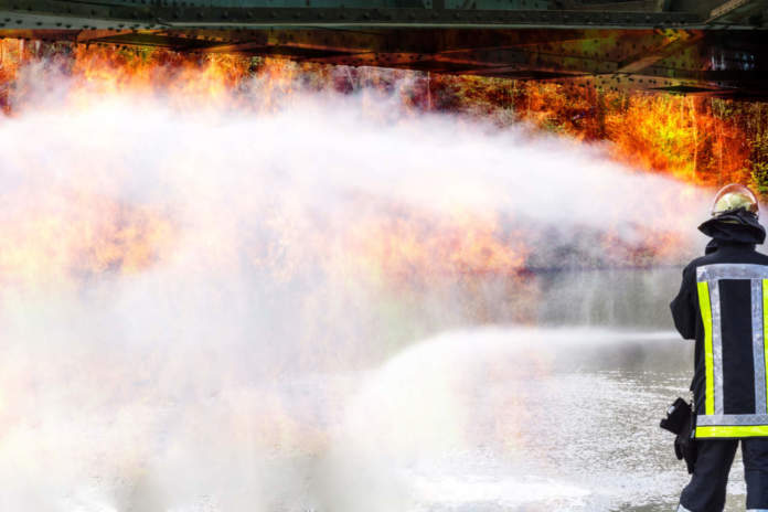 incendio in cabina elettrica